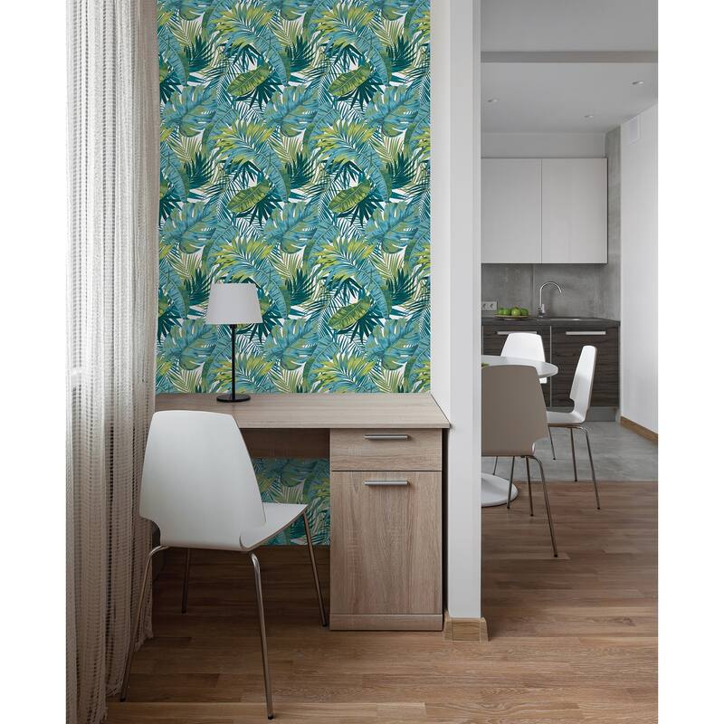 My Style Bangalow Tropical Palm Peel & Stick Wallpaper