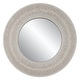 preview thumbnail 1 of 5, Uttermost Sailor's Knot White Small Round Mirror - 33"W x 33"H x 2.375"D