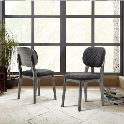 Midnight Open Back Dining Chair - Set of 2