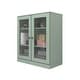 preview thumbnail 32 of 35, Palace Imports 100% Solid Wood TV Stand with Clear Glass Doors for TVs up to 32"