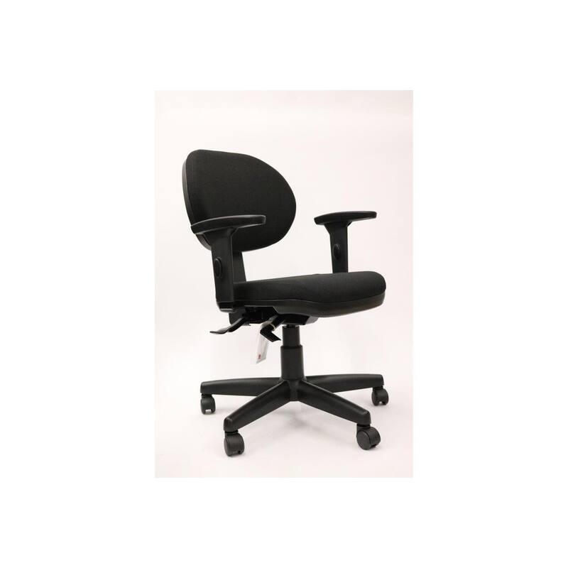 Black Office Chair - Ergonomic Task Chair with Adjustable Arms - Comfortable Desk Chair for Home & Office