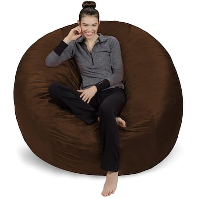 6-foot Memory Foam Bean Bag Chair
