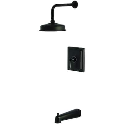 Kingston Brass KB589.AL Revival Tub and Shower Trim Package with 1.8