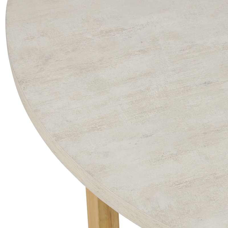 Roundhill Furniture Arden 47" Round Wood Dining Table