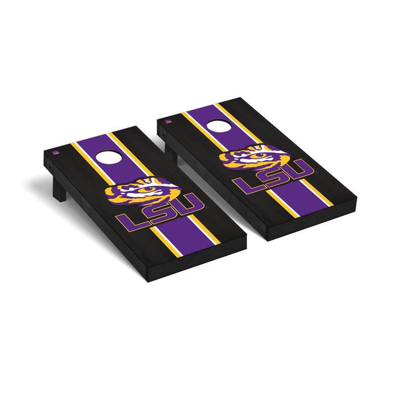 Louisiana State LSU Tigers 2x4 Pro Cornhole Boards - V1 - Include Team Logo Bags
