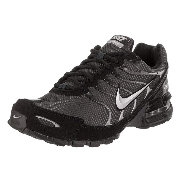 black and silver nike boots