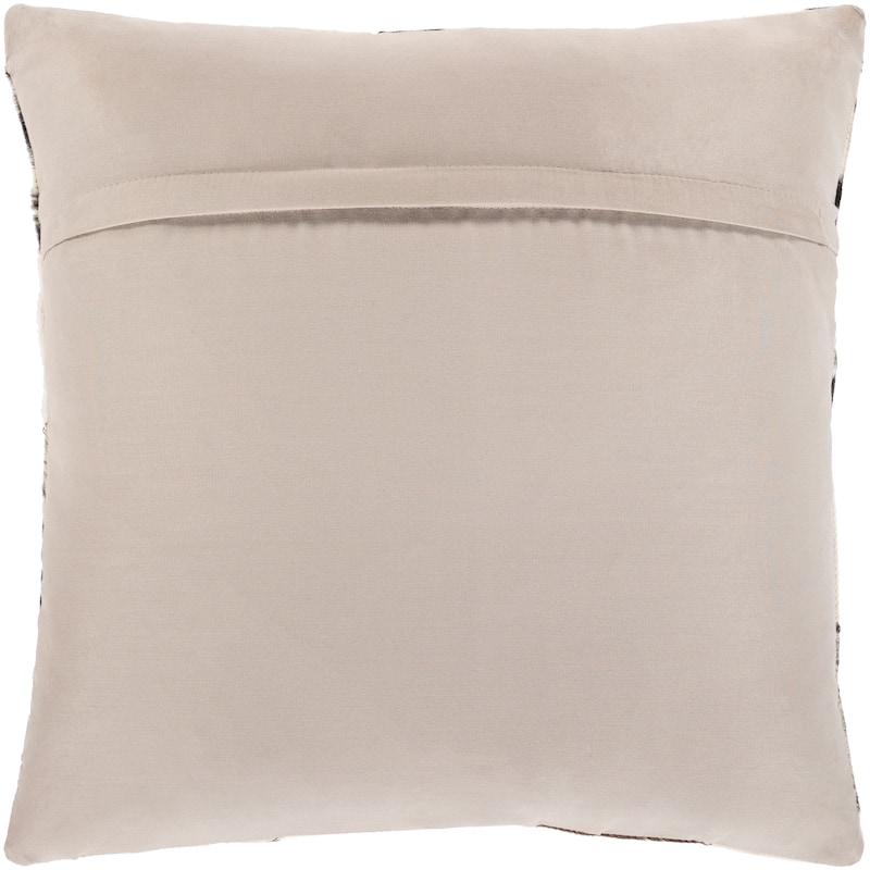 Hendrix Hexagon Mixed Hair on Hide Throw Pillow