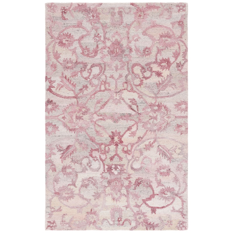 SAFAVIEH Handmade Anatolia Liilia Rug - 3' x 5' - Light Pink