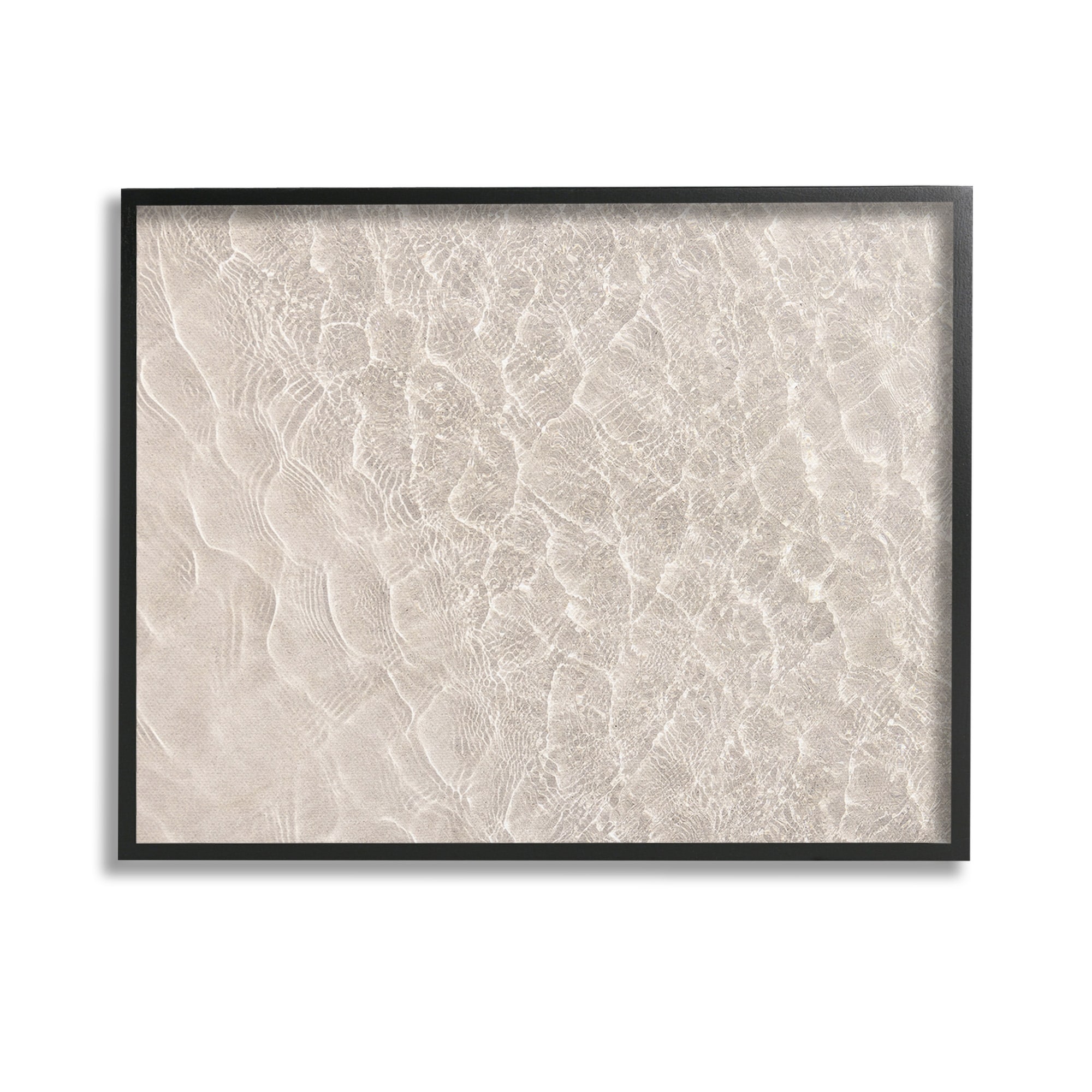 Stupell Aerial View Beach Ripples Framed Giclee Art Design By Sisi and Seb