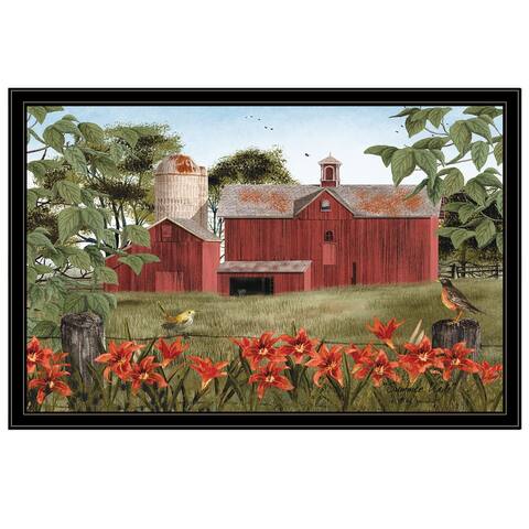 "Summer Days" by Billy Jacobs, Ready to Hang Framed Print, Black Frame