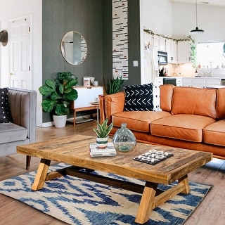 Chic Teak Recycled Teak Coffee Table- 55" x 30"