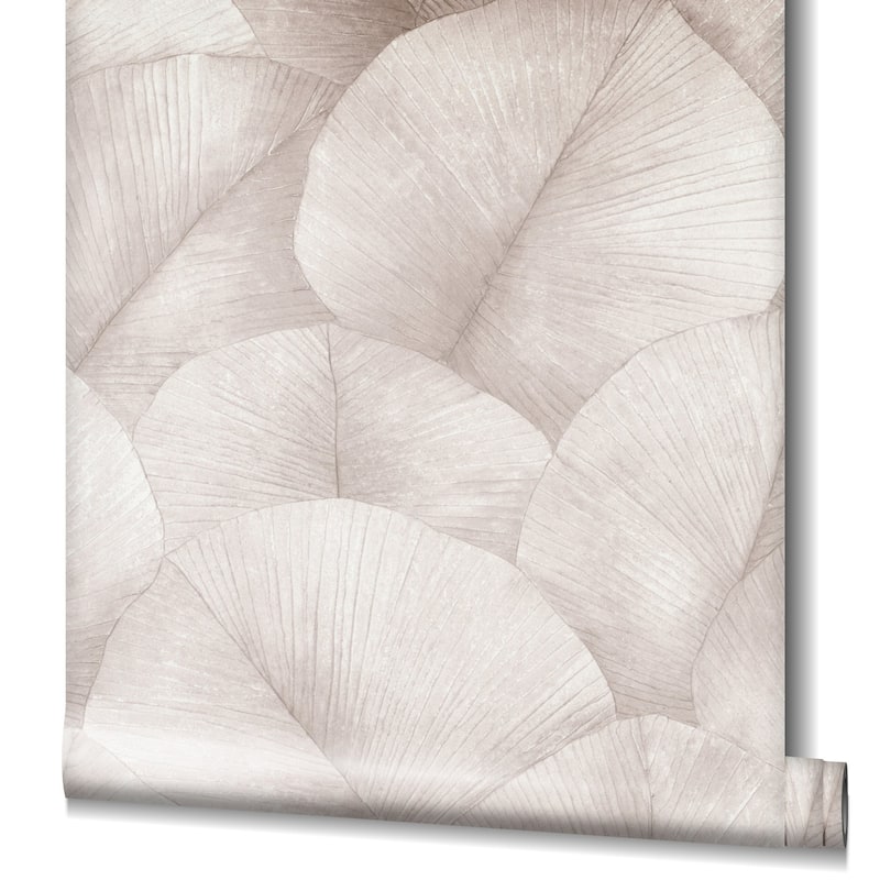 Galerie Wallcoverings Kumano Textured Palm Leaf Vinyl on Non-woven Wallpaper Roll