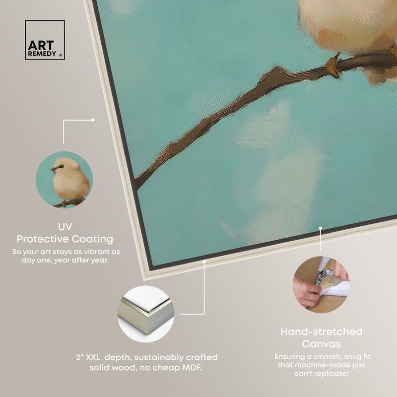 Azure Avian Canvas by Art Remedy