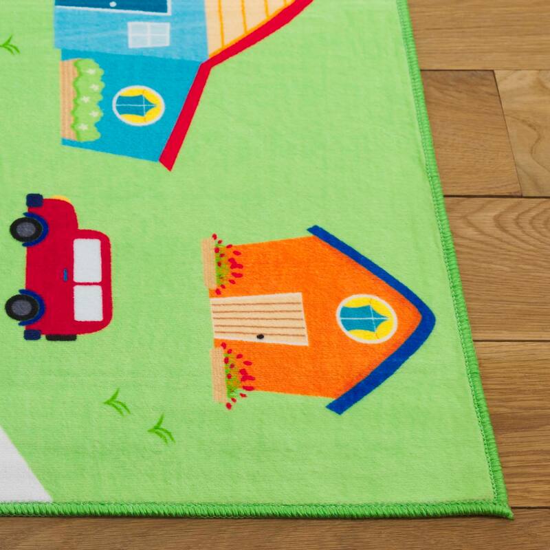 SAFAVIEH Santa Neeltje Monica Kids Machine Washable Slip Resistant Rug