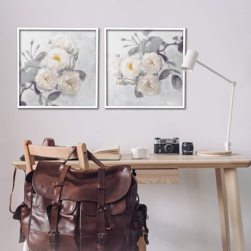 Stupell Country Blossoms Bundle Framed Giclee Art Design By Emily Ford (Set of 2)