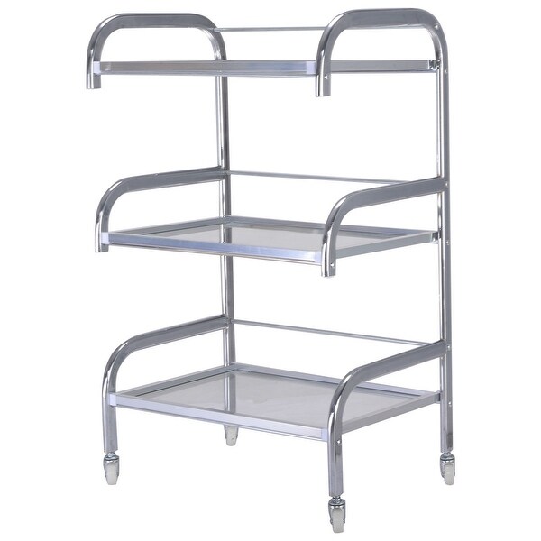 Shop Costway Rolling Trolley Cart 3 Tiers Hair Beauty Salon Spa