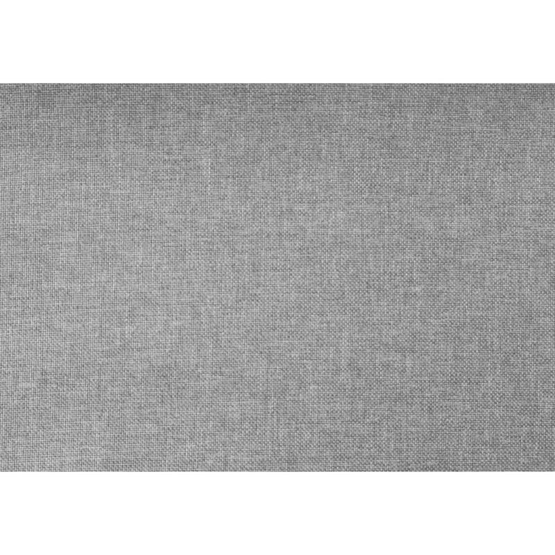 Queen Size Upholstered Grey Linen Look Bed Headboard