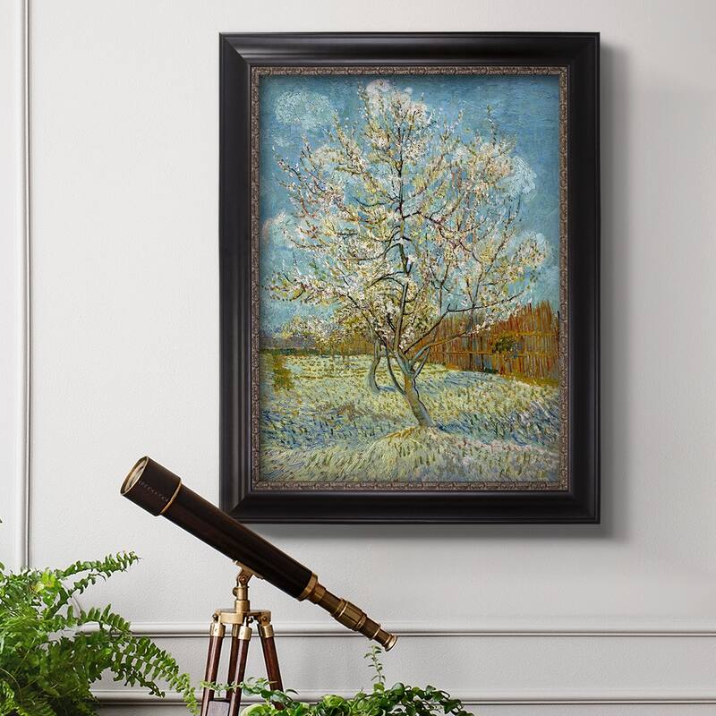  The Pink Peach Tree Premium Framed Canvas- Ready to Hang