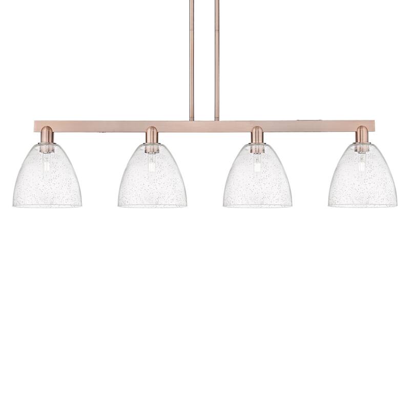 Innovations Lighting 716-4I-13-52 Bristol Linear Bristol 4 Light 52" - Antique Copper / Seedy