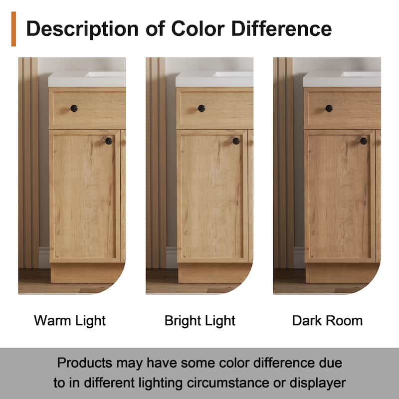 36"/48"/60"/72" Bathroom Vanity Set with Sink & Faucet