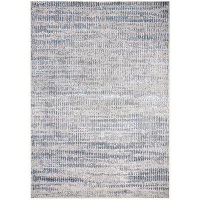 Zeniw Abstract Area Rug By HomeRoots - 9' x 12'
