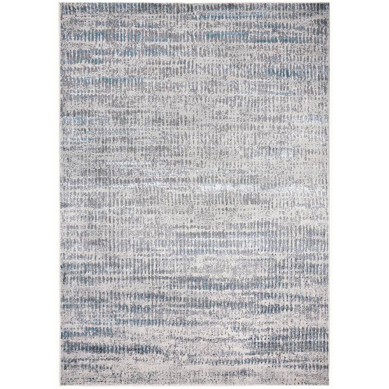 Zeniw Abstract Modern Non Skid Woven Area Rug By HomeRoots