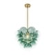 preview thumbnail 48 of 63, Glam Single-light Dining Room Glass Globe Bubble Chandelier - 17.7 in