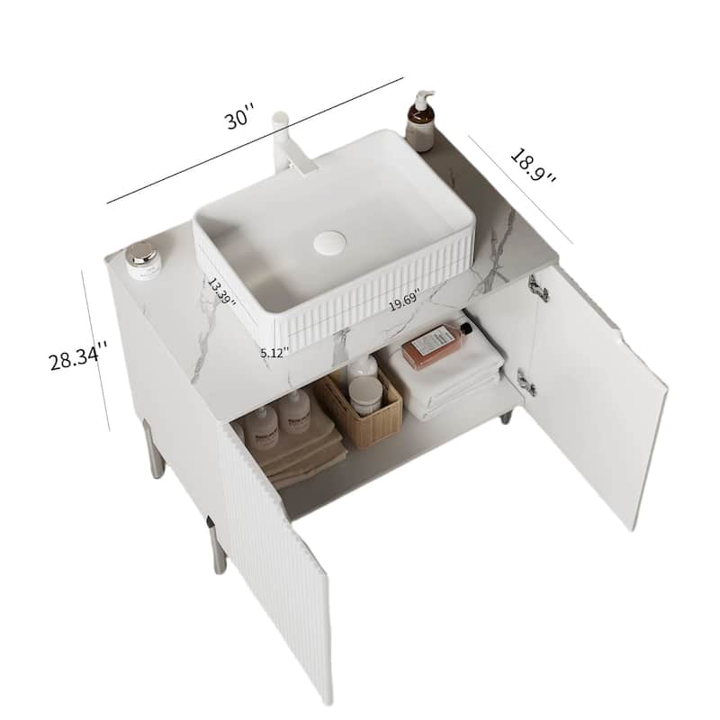 30" Bathroom Cabinet with Sink