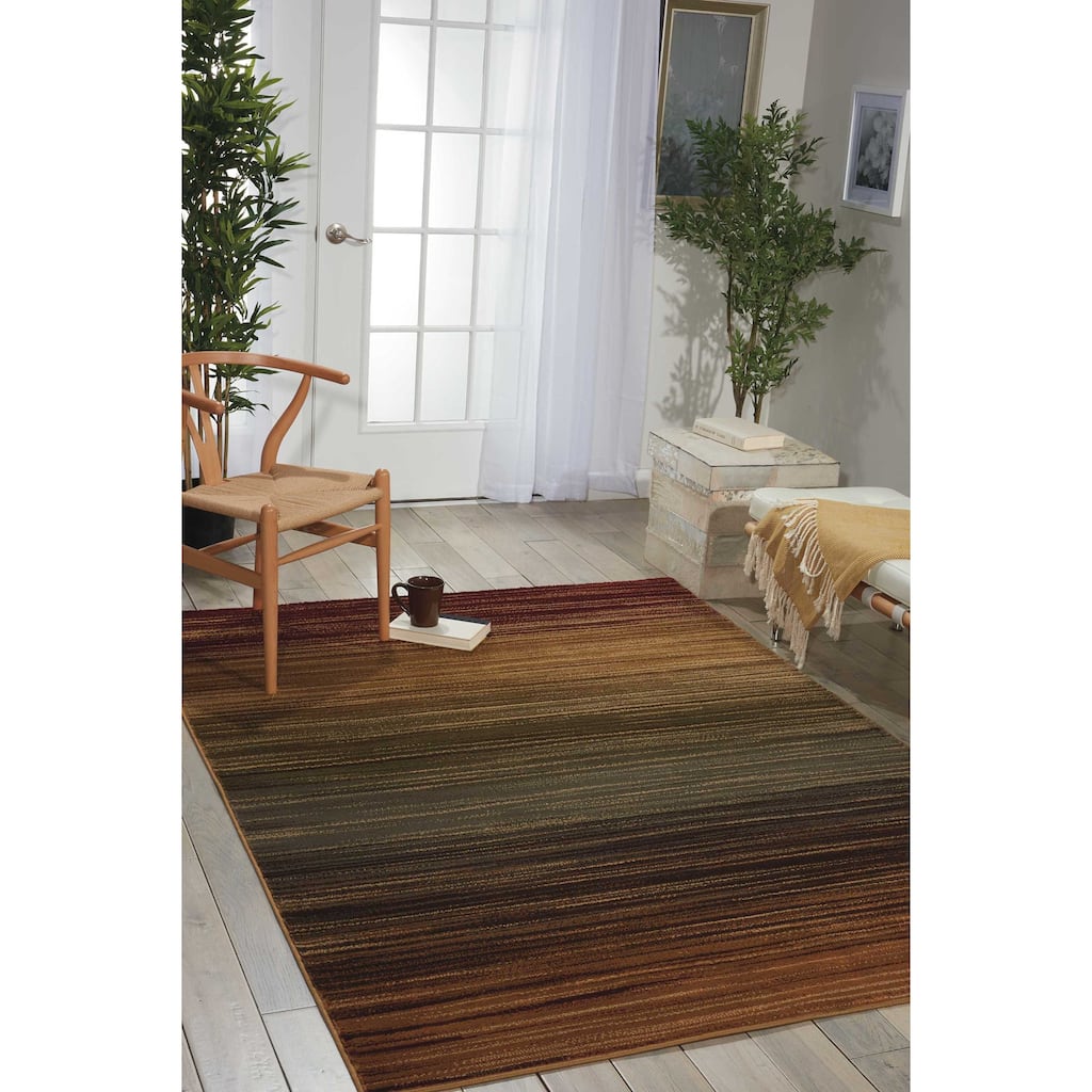 Nourison Paramount Striped Multicolor Area Rug