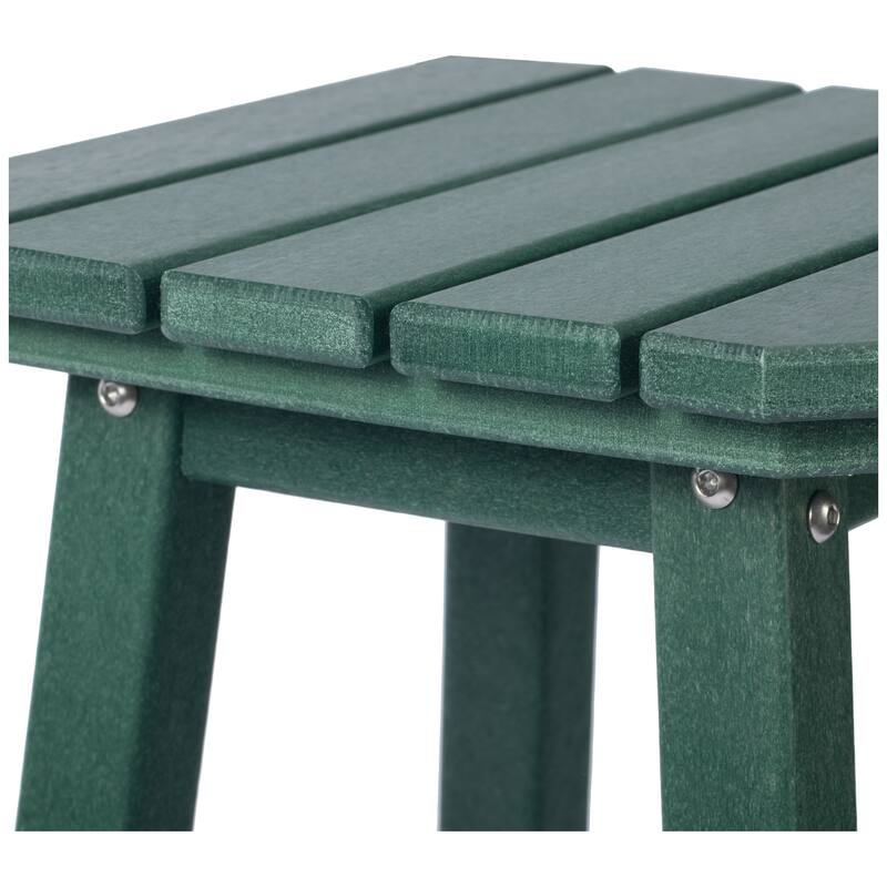Laguna Hdpe All Weather Outdoor Patio 29" Square Bar Stool (Set Of 3)