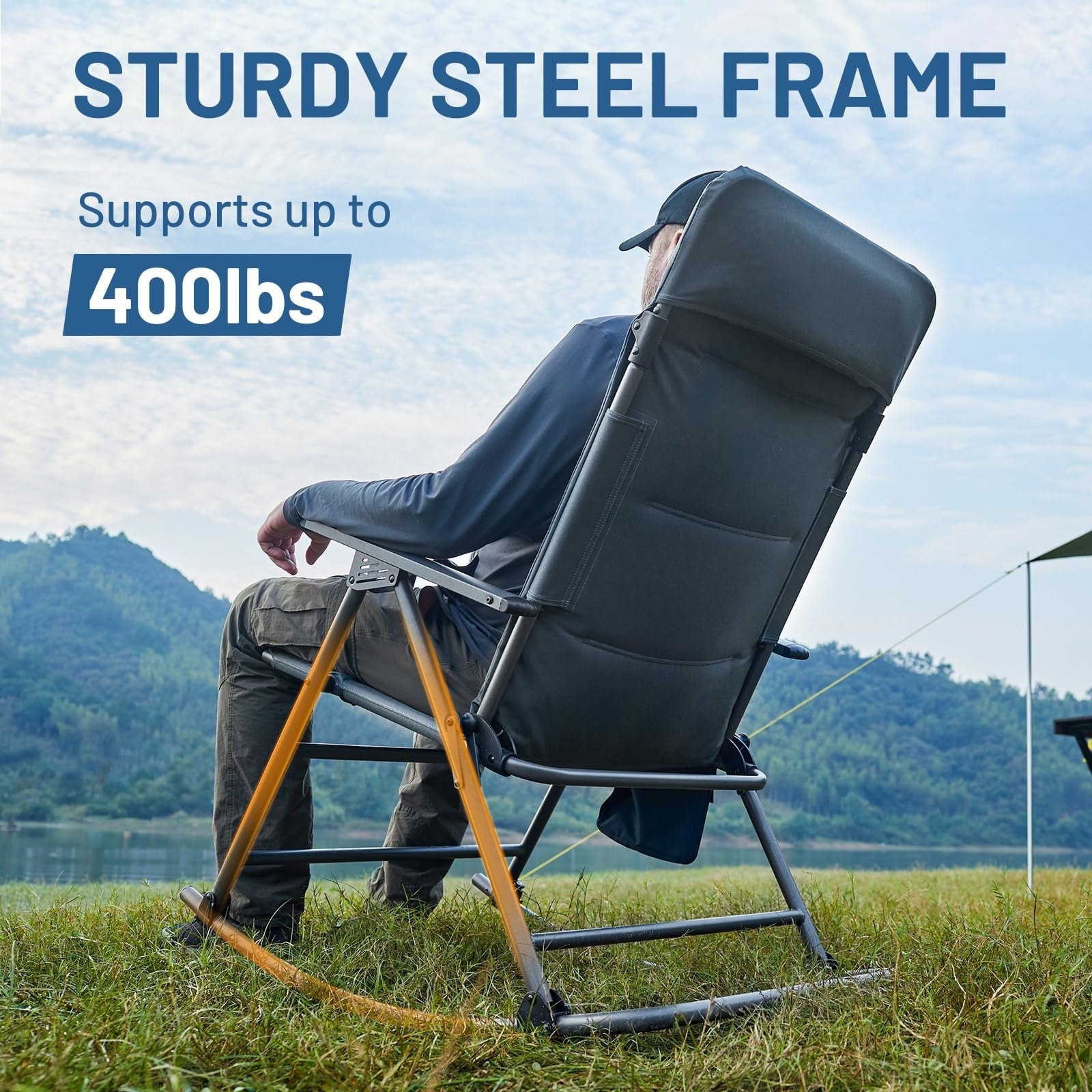 Heavy Duty Camping Chairs 400 Lbs Dowinx Lawn Chairs That Hold 400