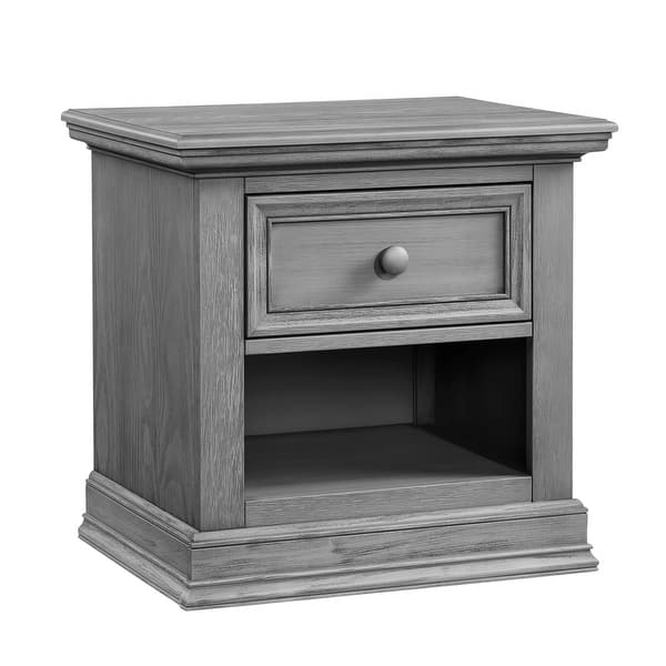 slide 1 of 1, Oxford Baby Glenbrook 1 Dr Nightstand - Graphite Gray