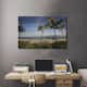 Palm Tree Lined Beach, Maui, Hawaii, USA Print On Wood by Panoramic ...
