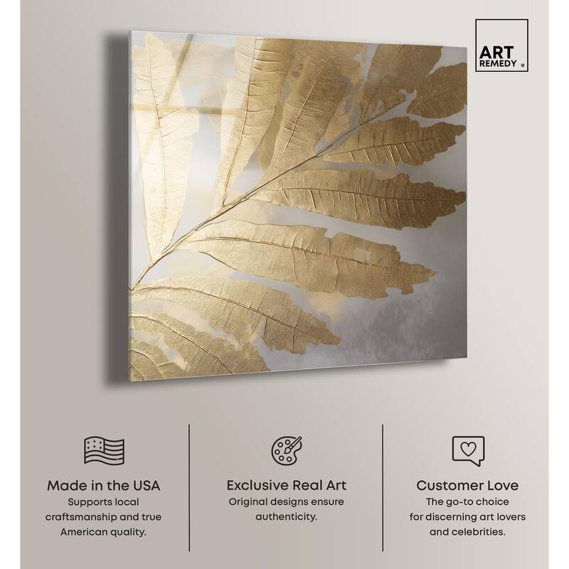 Golden Canopy (I) Acrylic by Art Remedy, Ready to Hang