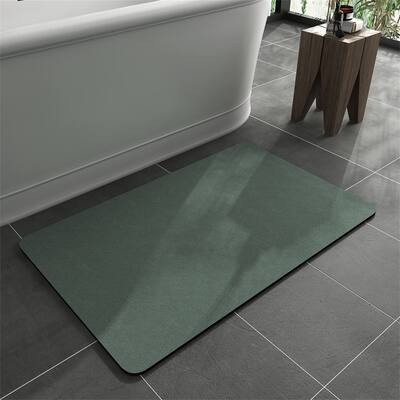 Rubber Non Slip Quick Dry Super Absorbent Thin Bathroom Rugs