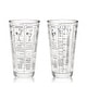 preview thumbnail 8 of 7, Glass Recipe Shaker by True - Clear - 9" x 3.25"