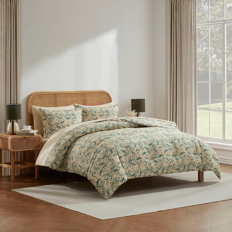 Virtu Comforter Sets Bed in a bag Biomorphic Design Sets with Sheets