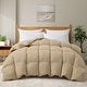 preview thumbnail 26 of 72, Medium Warmth All Season 600 Fill Power White Goose Feather Down Comforter Duvet Insert Cal King (108"x94") - Heavyweight Ginger Root