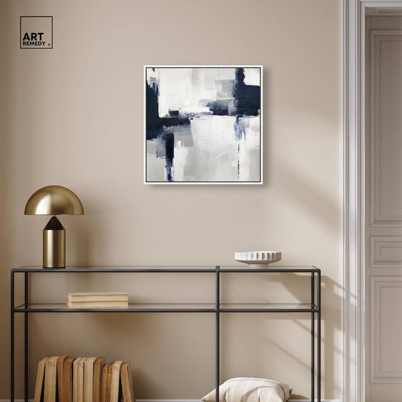 Porcelain Blue on White II Canvas by Art Remedy