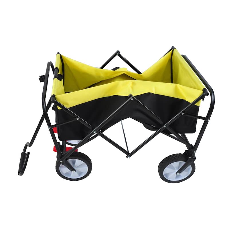 Outdoor Utility Folding Wagon Shopping Beach Cart