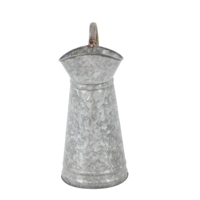 Brown Metal Watering Can Indoor Outdoor Planter