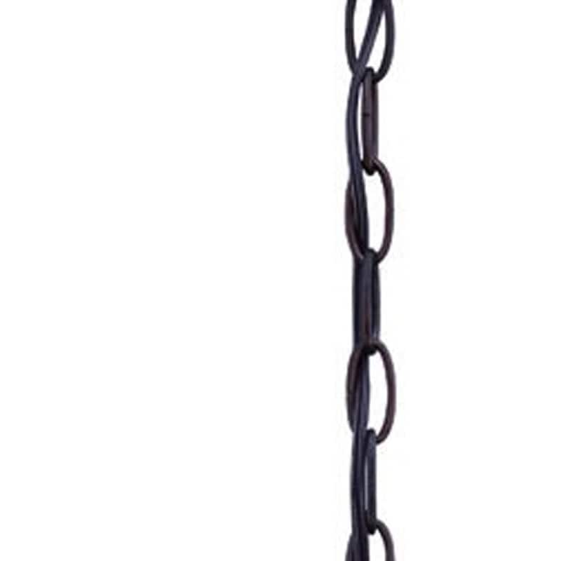 HomeRoots Stratford 1-Light Architectural Bronze Hanging Light - 9.5' X '19' X '9.5