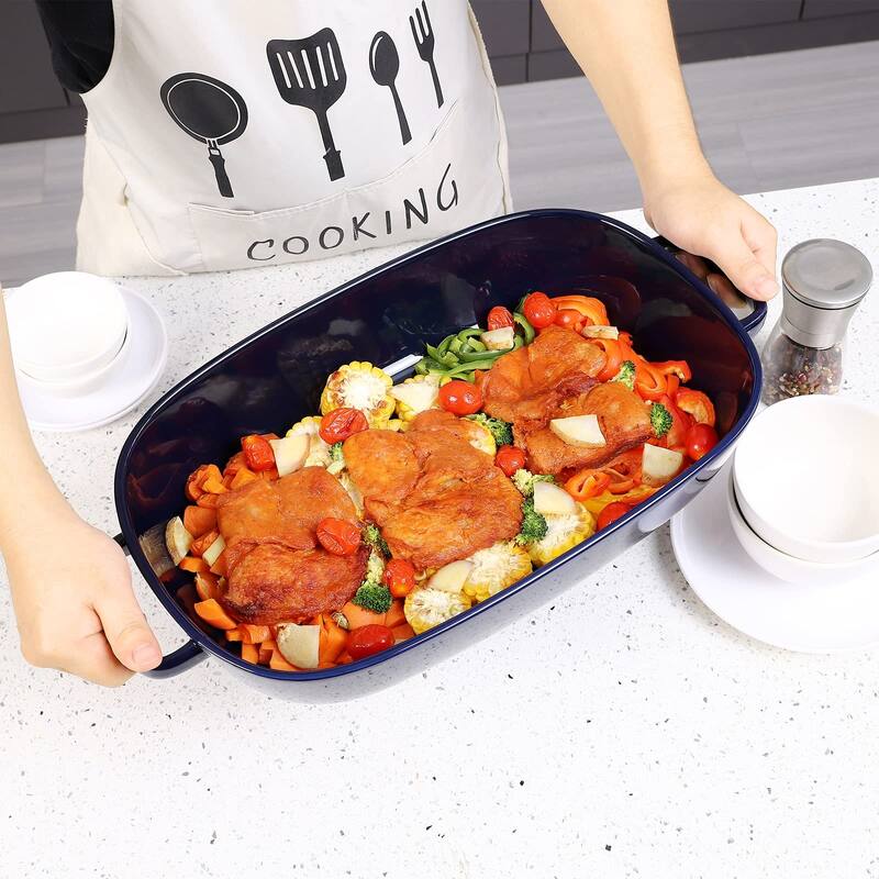 4.5 Quart Ceramic Baking Dish,Serving Bakeware for Casserole,Lasagna
