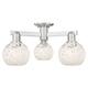 Option Brushed Satin Nickel / White Mouchette