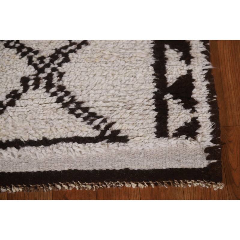 Tribal / Geometric Anatolian Turkish Runner Rug Handmade Wool Carpet - 2'11"x 9'9"