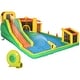 preview thumbnail 1 of 7, Outsunny 7 in 1 Inflatable Water Slide with Large Pool, Soccer Goal, Trampoline, Climbing Wall, Basketball Hoop 5-7 Years