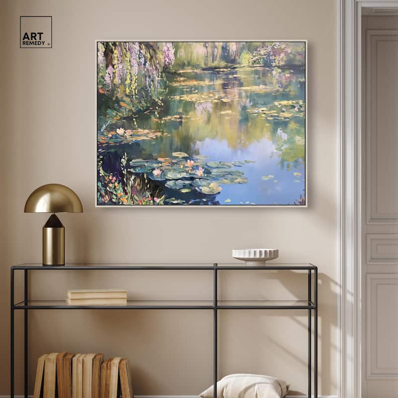 Lily Lagoon I Canvas by Art Remedy