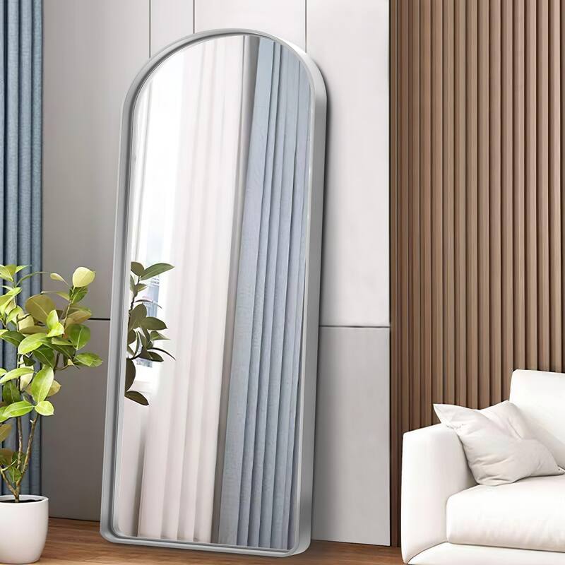 Modern Aluminum Alloy Wall-mounted Rectangular/Arched Deep Mirror