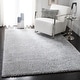 preview thumbnail 72 of 166, SAFAVIEH August Shag Solid 1.2-inch Thick Area Rug 10' x 14' - Silver