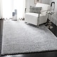 preview thumbnail 5 of 140, SAFAVIEH August Shag Solid 1.2-inch Thick Area Rug 10' x 14' - Silver